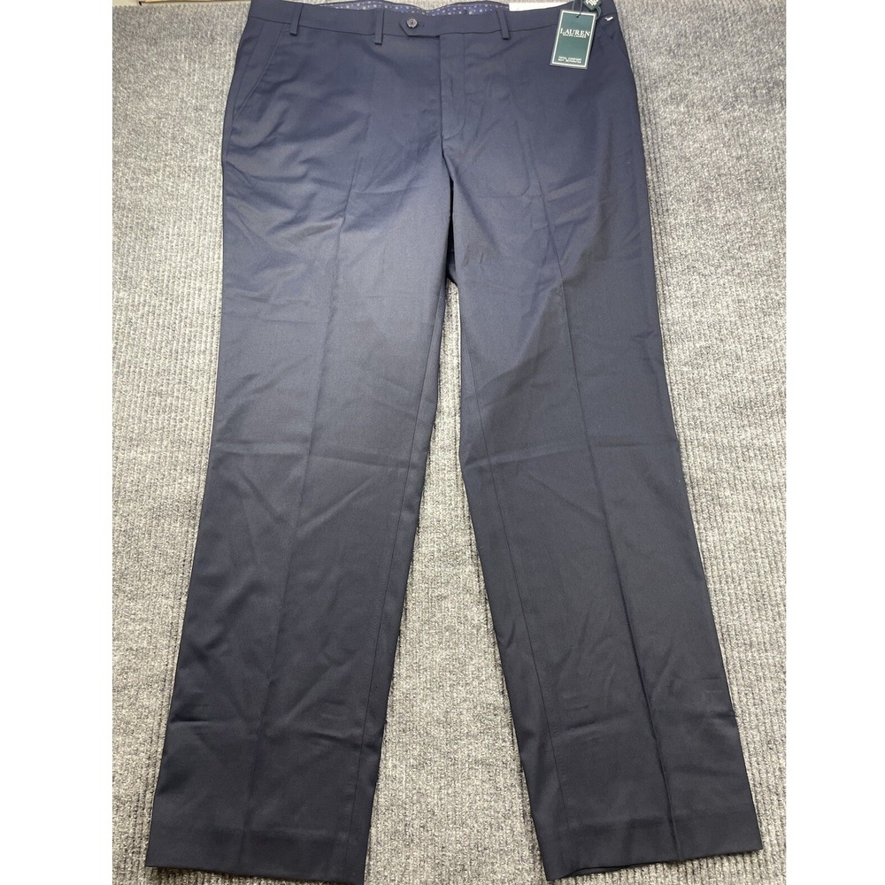 Lauren Ralph Lauren Men‎ Dress Pants 40W 32L Navy Total Comfort Suit Separates
